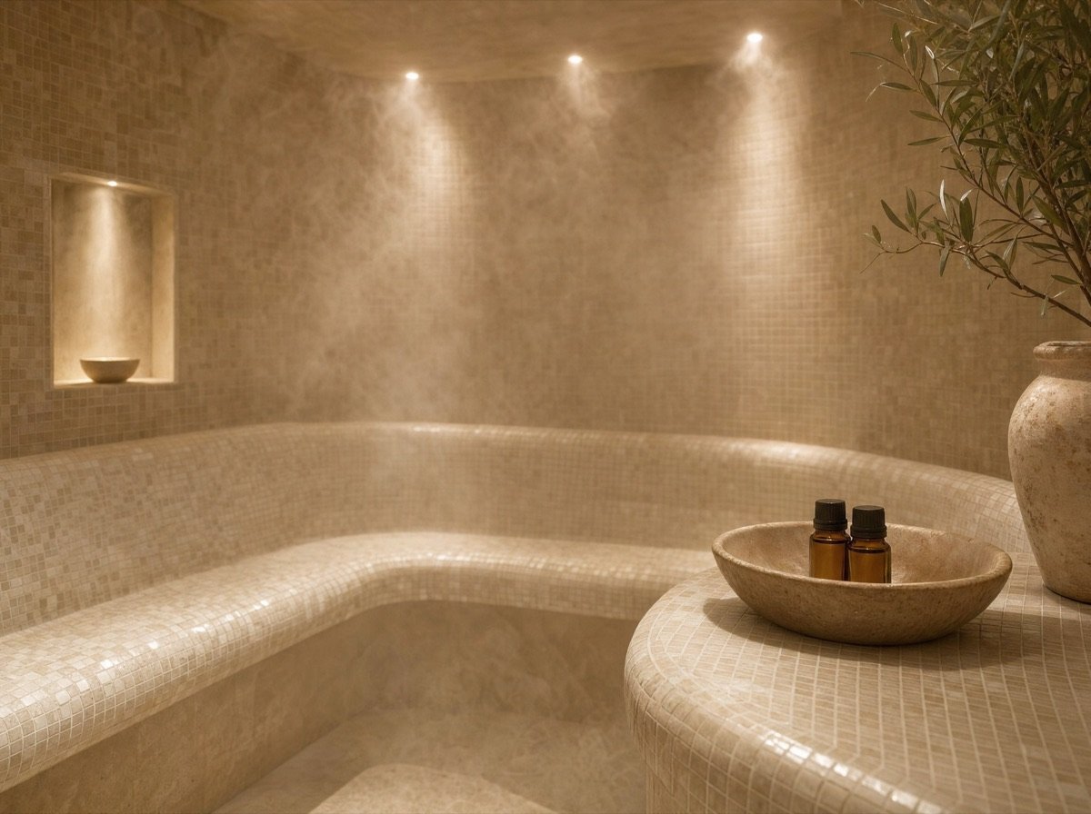 Interno di bagno di vapore
